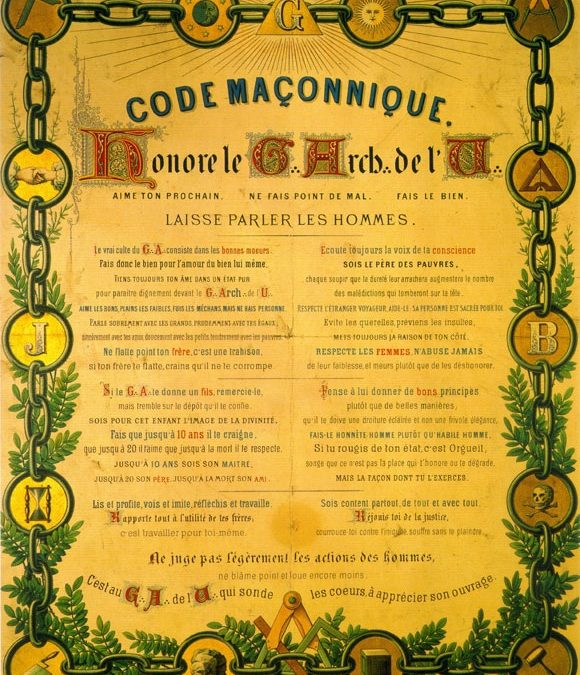 Le code maçonnique