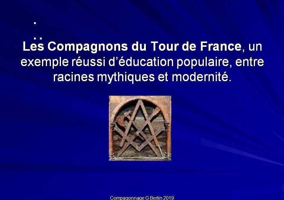 Une conférence de Georges BERTIN, le 30 mars 2019